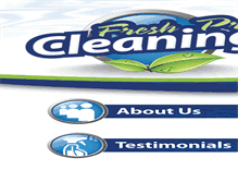 Tablet Screenshot of freshproclean.com